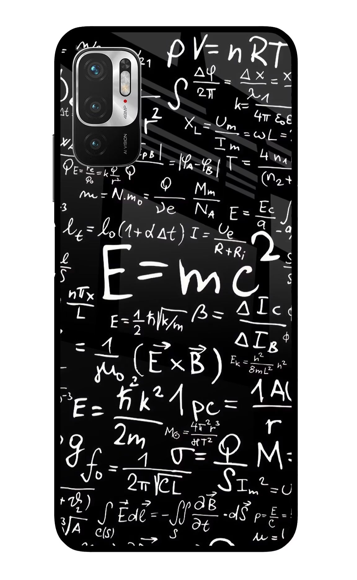 Physics Formula Redmi Note 10T 5G Glass Case