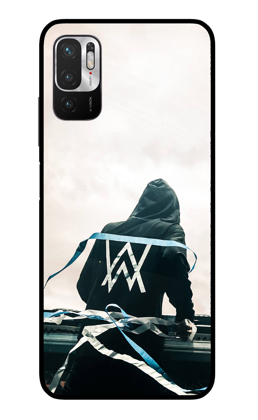 Alan Walker Redmi Note 10T 5G Back Cover, Glass case