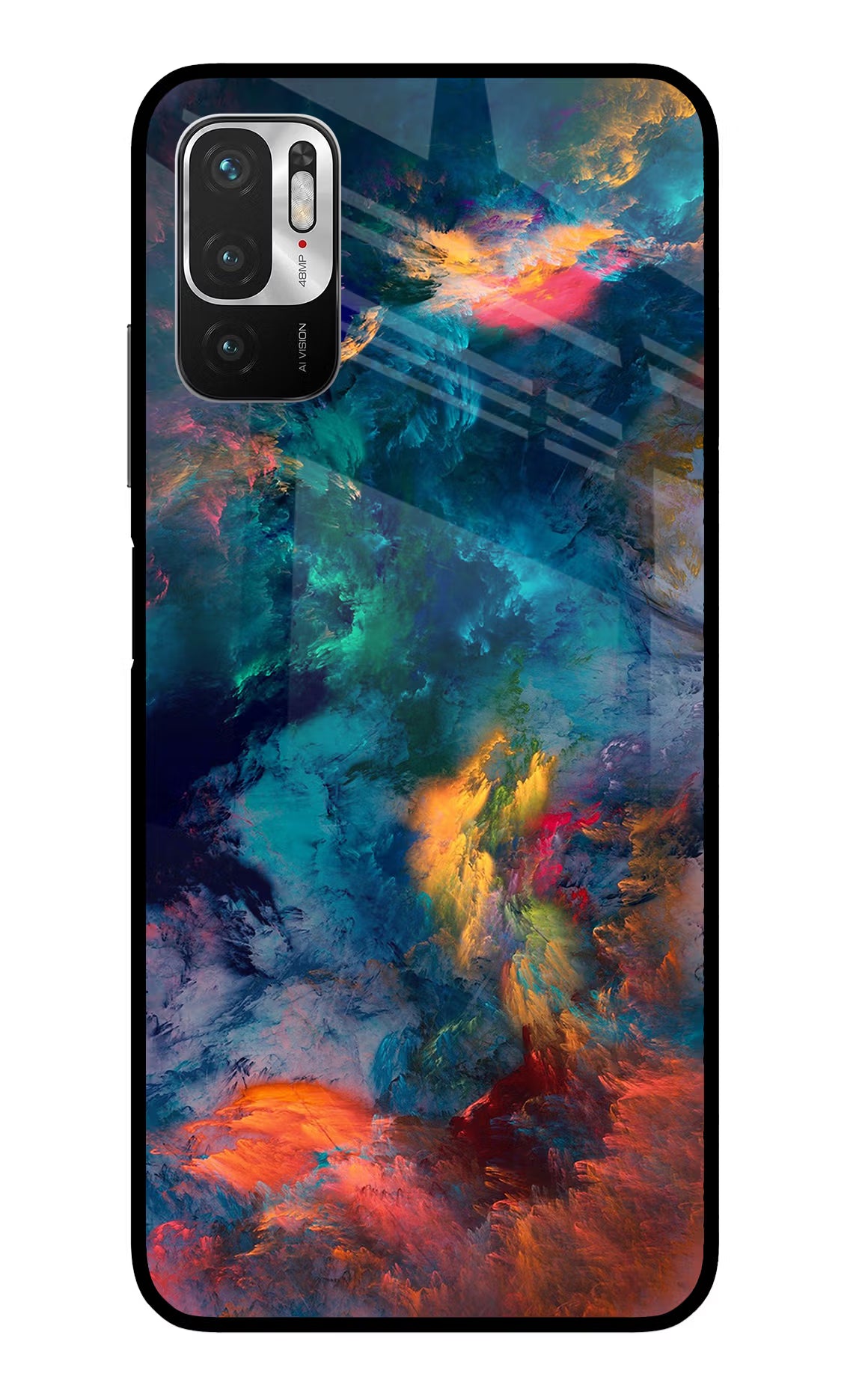 Artwork Paint Redmi Note 10T 5G Glass Case