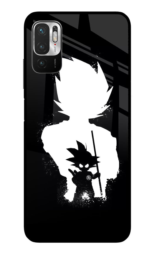 Goku Shadow Redmi Note 10T 5G Glass Case