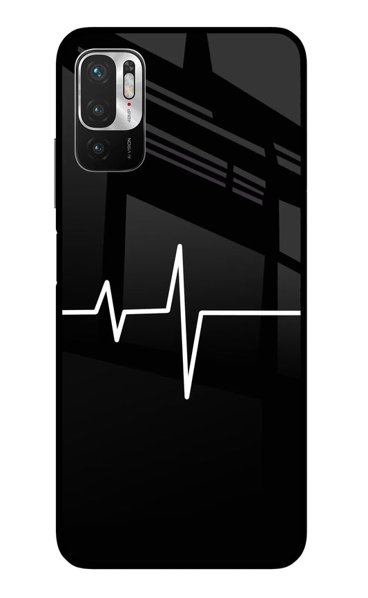 Heart Beats Redmi Note 10T 5G Glass Case