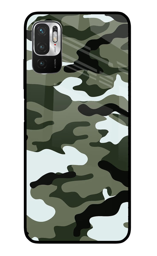 Camouflage Redmi Note 10T 5G Glass Case