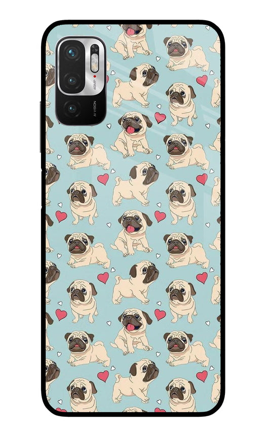 Pug Dog Redmi Note 10T 5G Glass Case