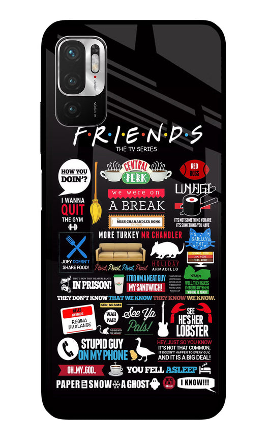 FRIENDS Redmi Note 10T 5G Glass Case