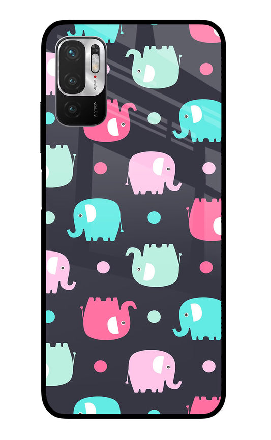 Elephants Redmi Note 10T 5G Glass Case