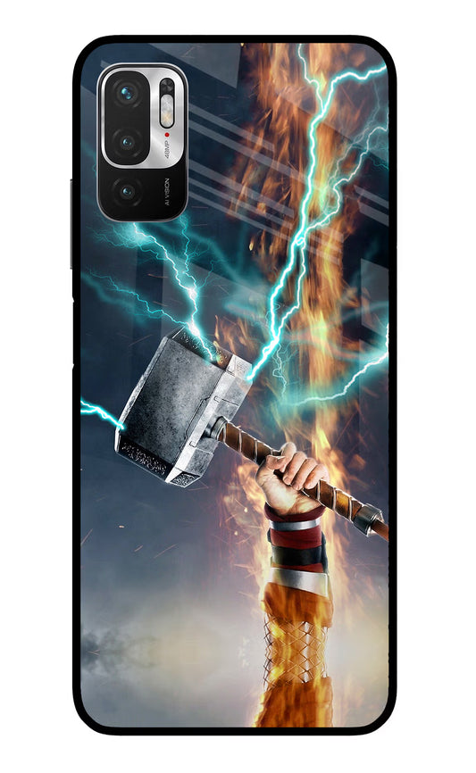 Thor Hammer Mjolnir Redmi Note 10T 5G Glass Case