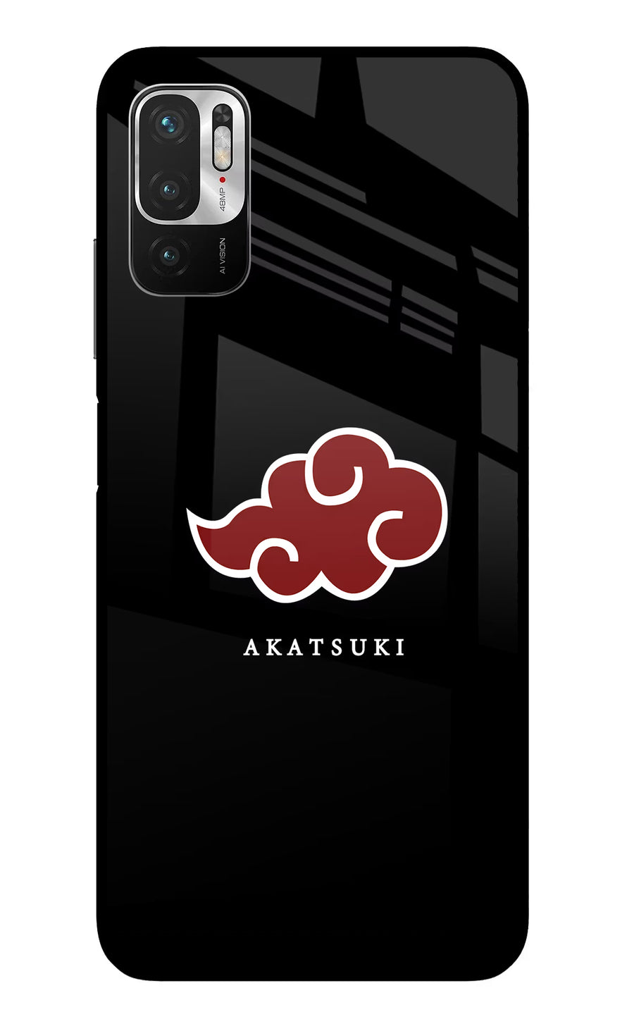 Akatsuki Redmi Note 10T 5G Back Cover, Glass case