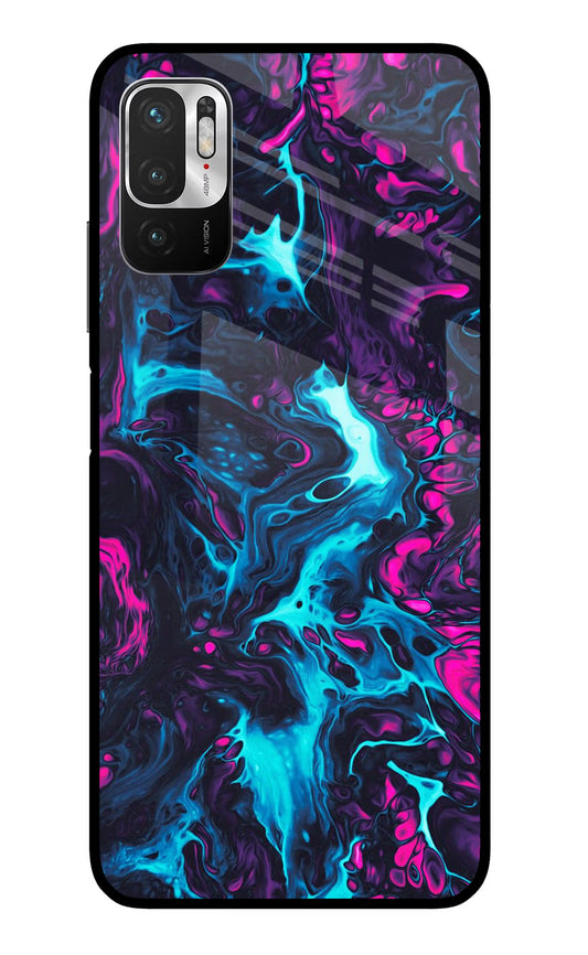 Abstract Redmi Note 10T 5G Glass Case