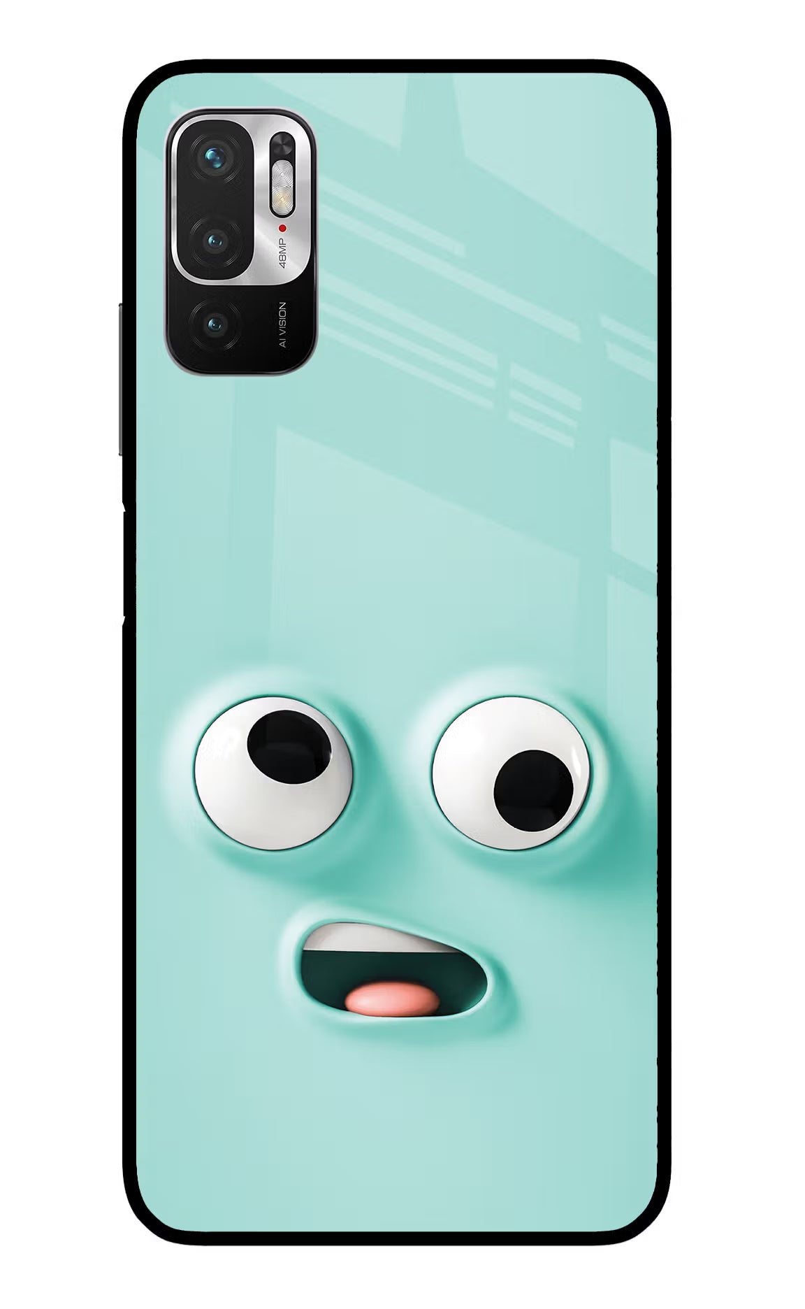 Funny Cartoon Redmi Note 10T 5G Glass Case