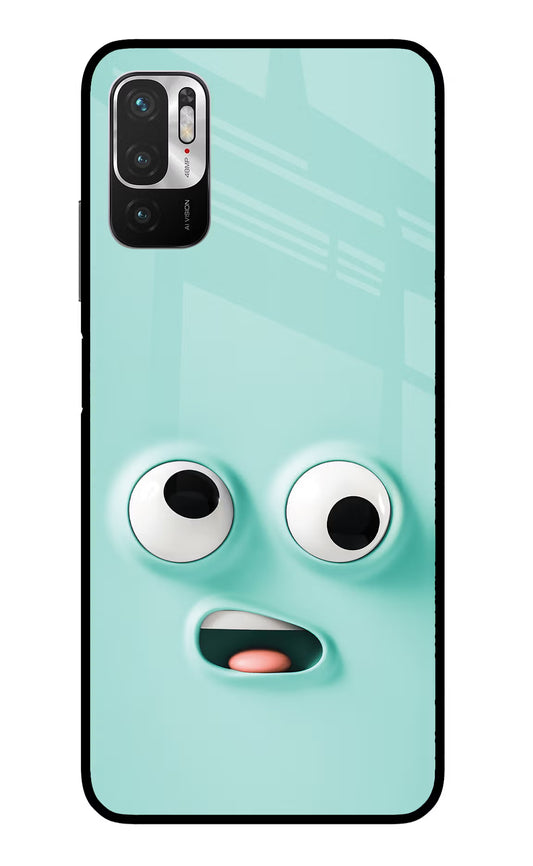 Funny Cartoon Redmi Note 10T 5G Glass Case