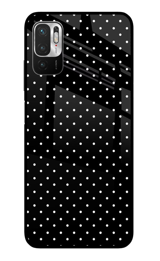 White Dots Redmi Note 10T 5G Glass Case