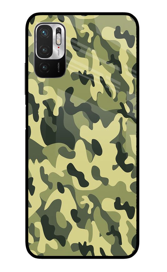 Camouflage Redmi Note 10T 5G Glass Case