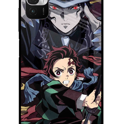 Demon Slayer Redmi Note 10T 5G Glass Case