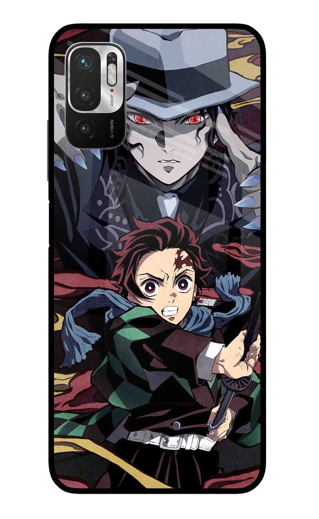 Demon Slayer Redmi Note 10T 5G Glass Case