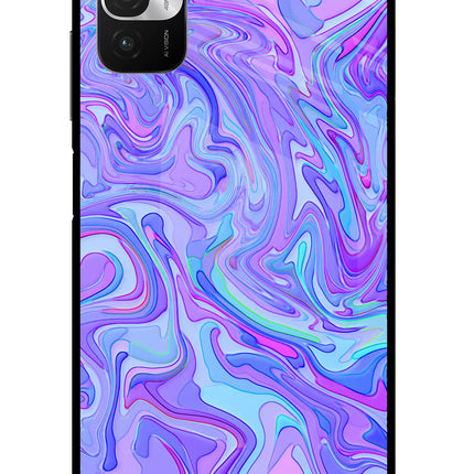 Glitter Redmi Note 10T 5G Glass Case Back Cover by Casekaro