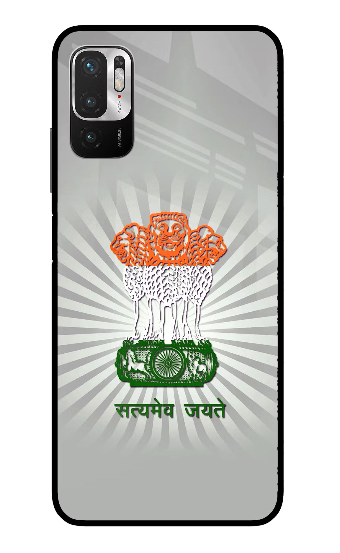 Satyamev Jayate Art Redmi Note 10T 5G Glass Case