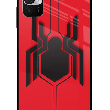 Spider Redmi Note 10T 5G Glass Case Back Cover by Casekaro