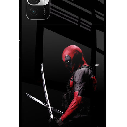 Deadpool Redmi Note 10T 5G Glass Case
