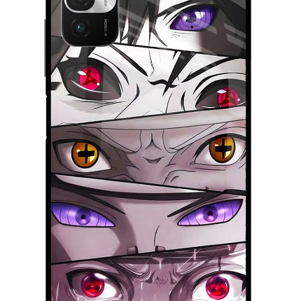 Naruto Anime Redmi Note 10T 5G Glass Case Back Cover by Casekaro