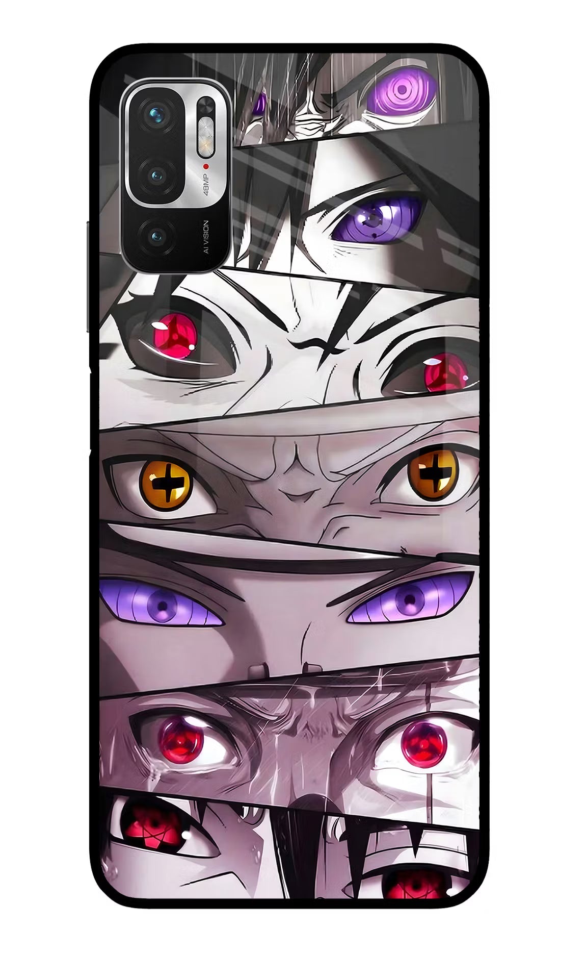Naruto Anime Redmi Note 10T 5G Glass Case