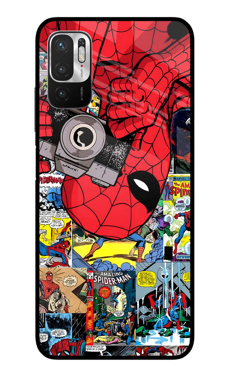 Spider Man Redmi Note 10T 5G Glass Case