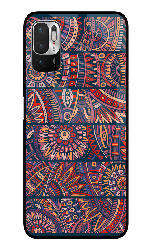 African Culture Design Redmi Note 10T 5G Glass Case