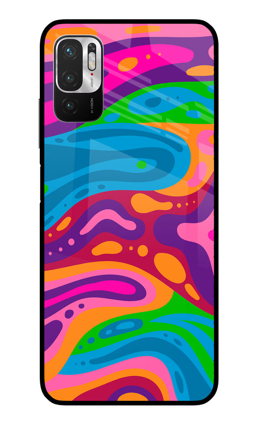 Trippy Pattern Redmi Note 10T 5G Glass Case