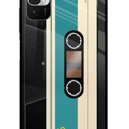 Cassette Redmi Note 10T 5G Glass Case Back Cover by Casekaro