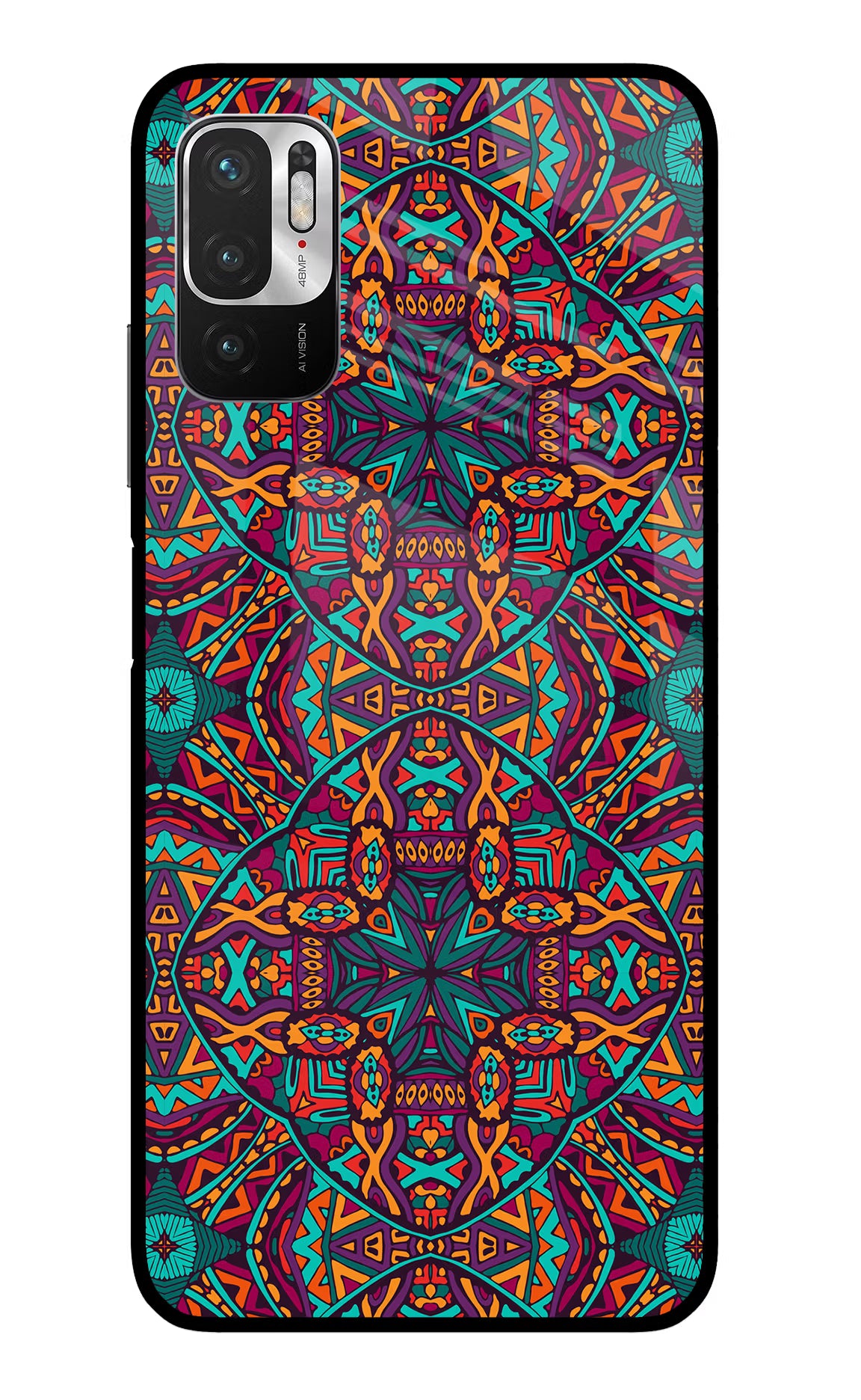 Colour Mandala Redmi Note 10T 5G Glass Case