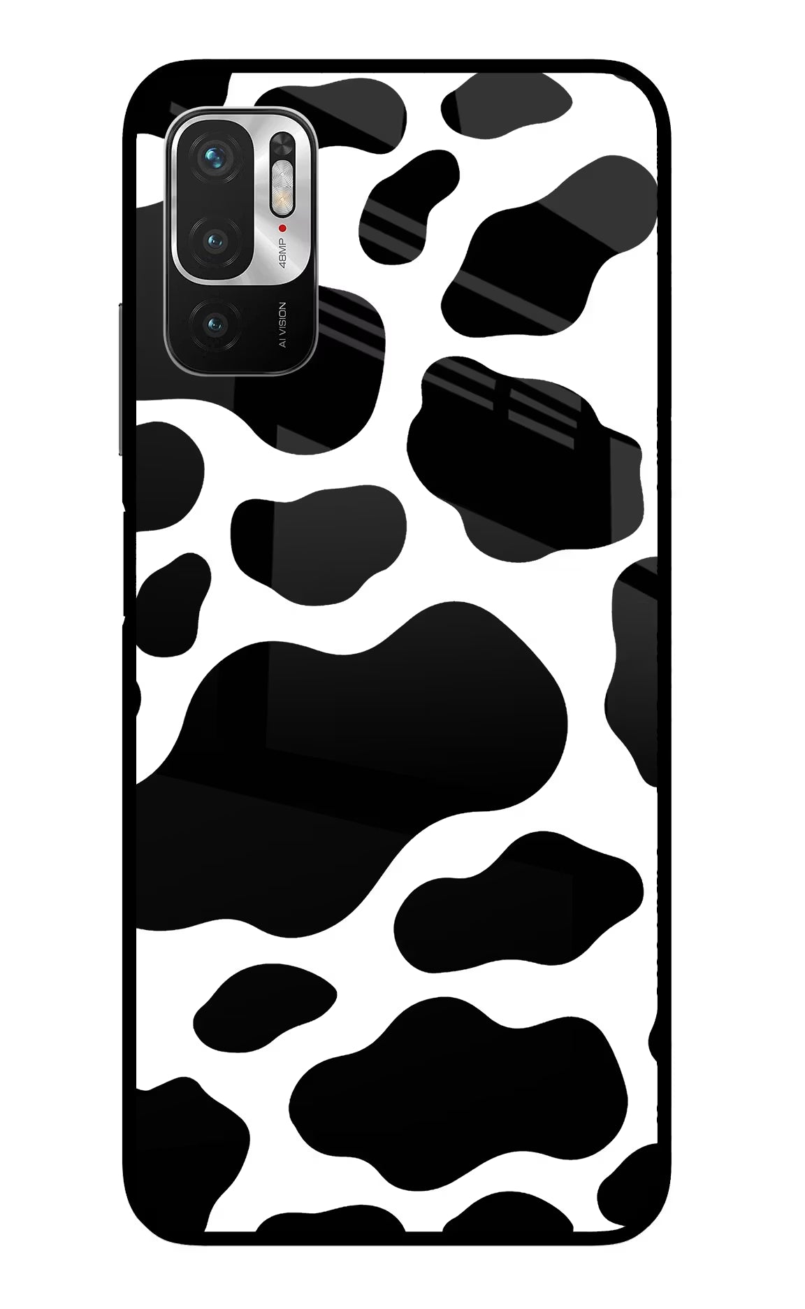 Cow Spots Redmi Note 10T 5G Glass Case