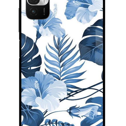 Fabric Art Redmi Note 10T 5G Glass Case Back Cover by Casekaro