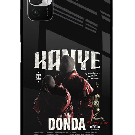 Donda Kanye West Redmi Note 10T 5G Glass Case