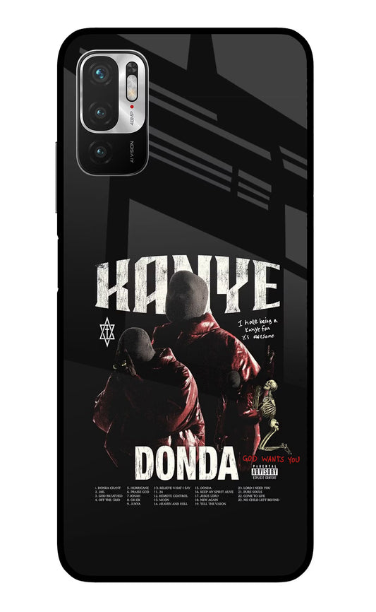 Donda Kanye West Redmi Note 10T 5G Glass Case