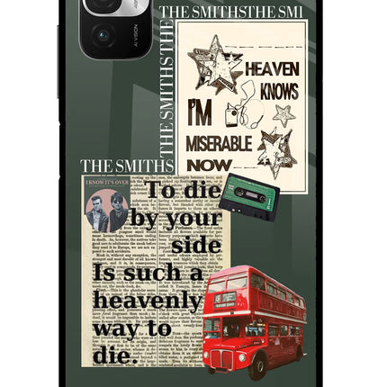 The Smiths Redmi Note 10T 5G Glass Case
