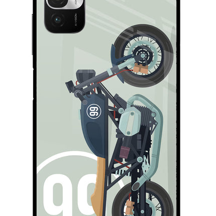 Classic Cafe Racer 99 Redmi Note 10T 5G Glass Case