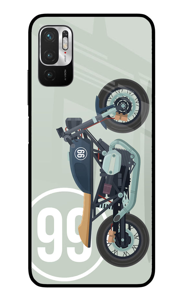 Classic Cafe Racer 99 Redmi Note 10T 5G Glass Case