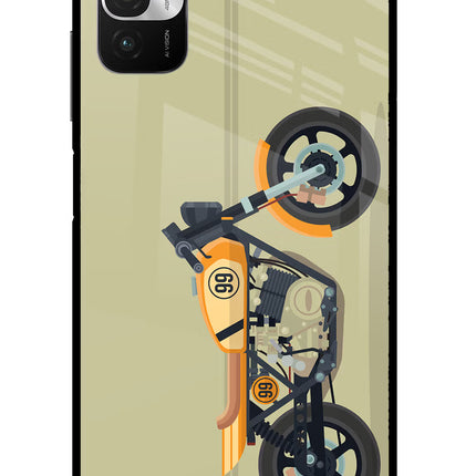 Vertical Speedster Redmi Note 10T 5G Glass Case