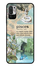 Pisces Zodiac Redmi Note 10T 5G Glass Case