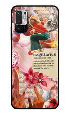 Sagittarius Zodiac Redmi Note 10T 5G Glass Case