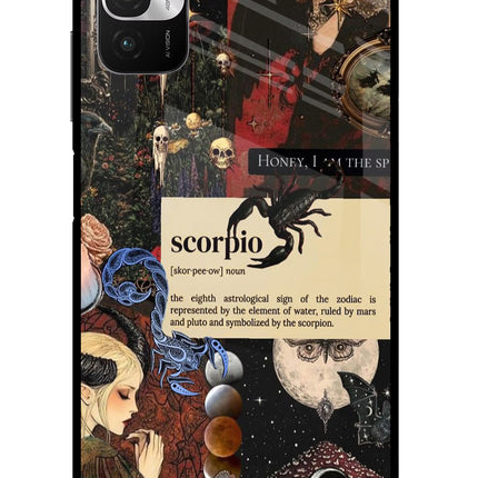 Scorpio Zodiac Redmi Note 10T 5G Glass Case