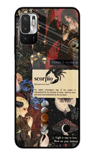 Scorpio Zodiac Redmi Note 10T 5G Glass Case