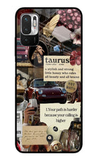 Taurus Zodiac Redmi Note 10T 5G Glass Case