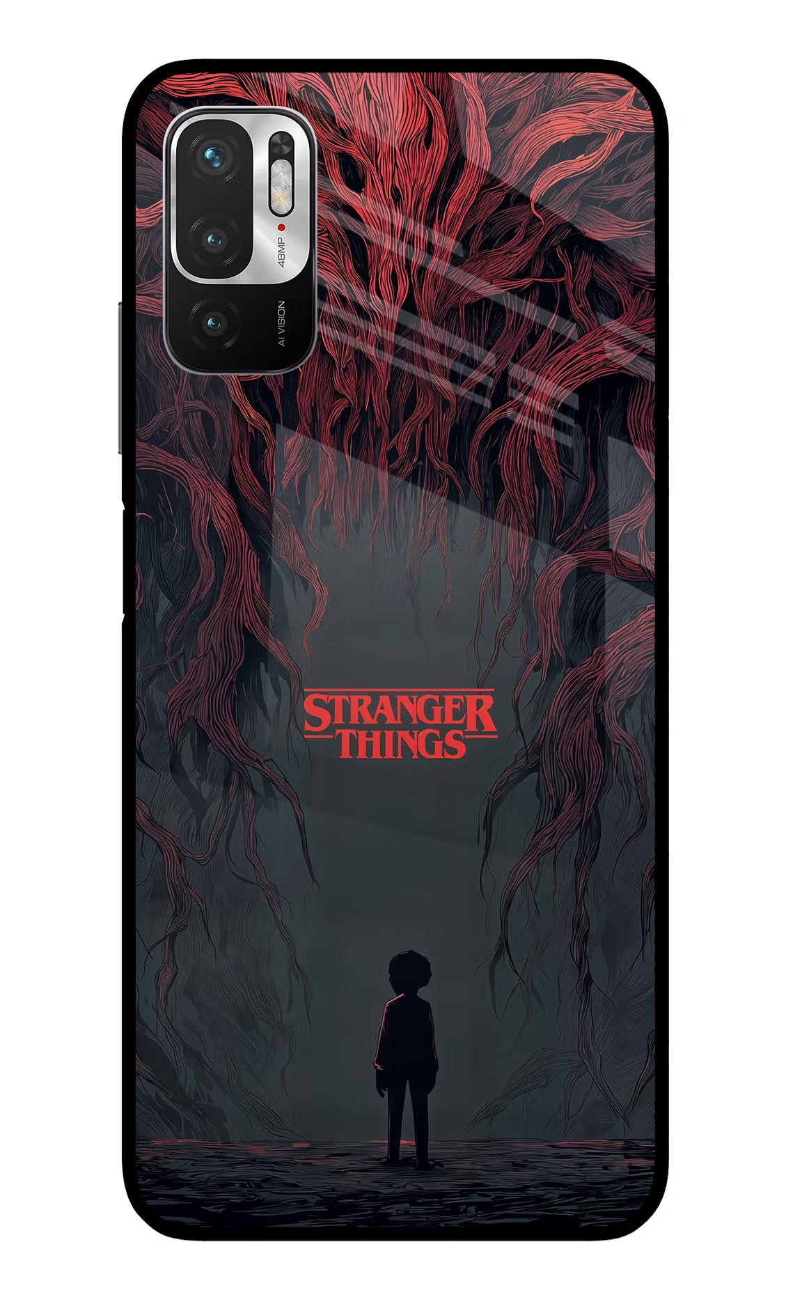 Ordinary Things Dark Side Redmi Note 10T 5G Glass Case Back Cover by Casekaro