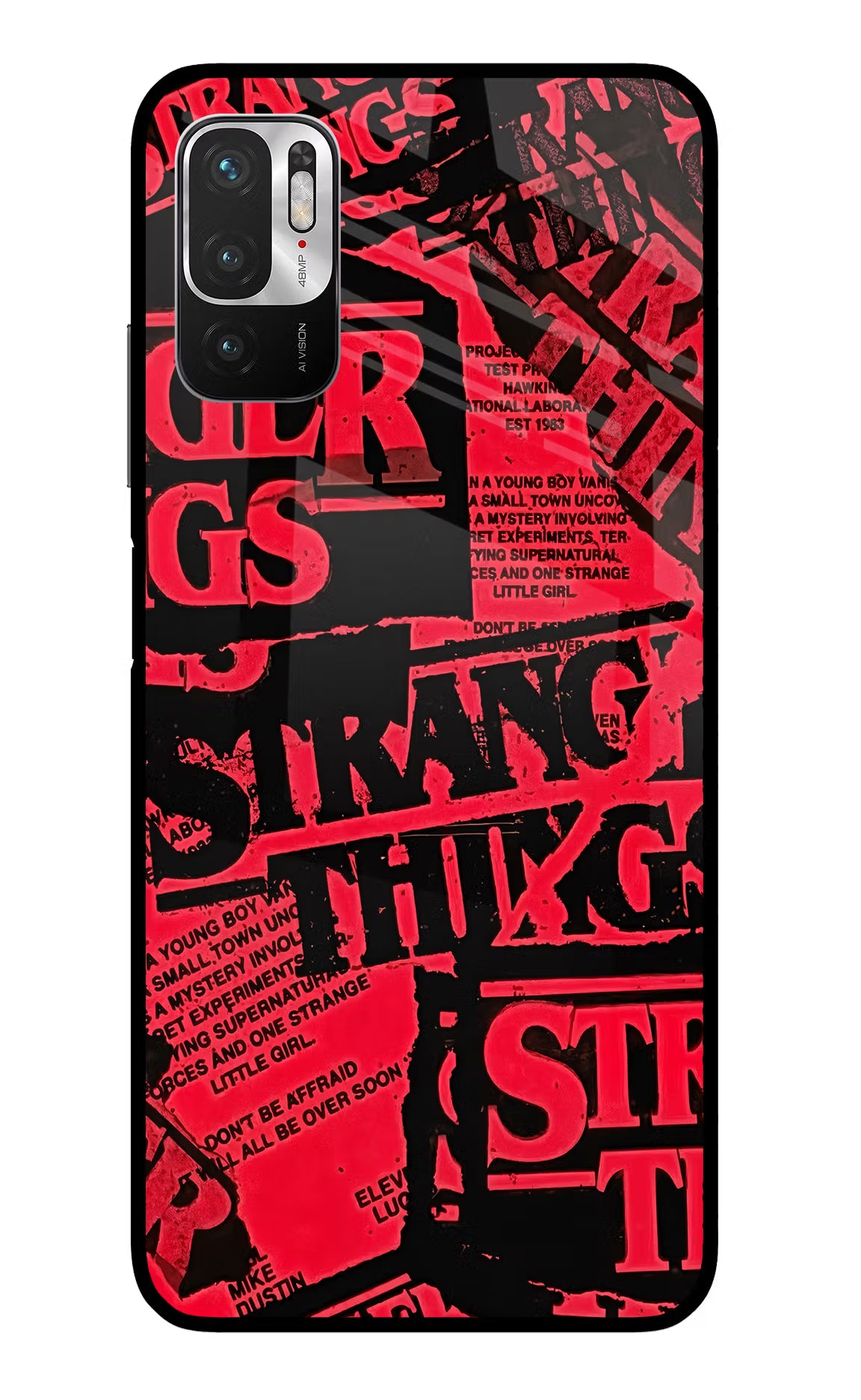 Ordinary Things Redmi Note 10T 5G Glass Case Back Cover by Casekaro