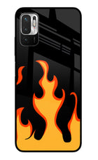 Fired Up – Black Redmi Note 10T 5G Glass Case