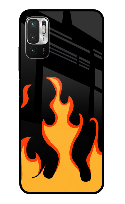 Fired Up – Black Redmi Note 10T 5G Glass Case