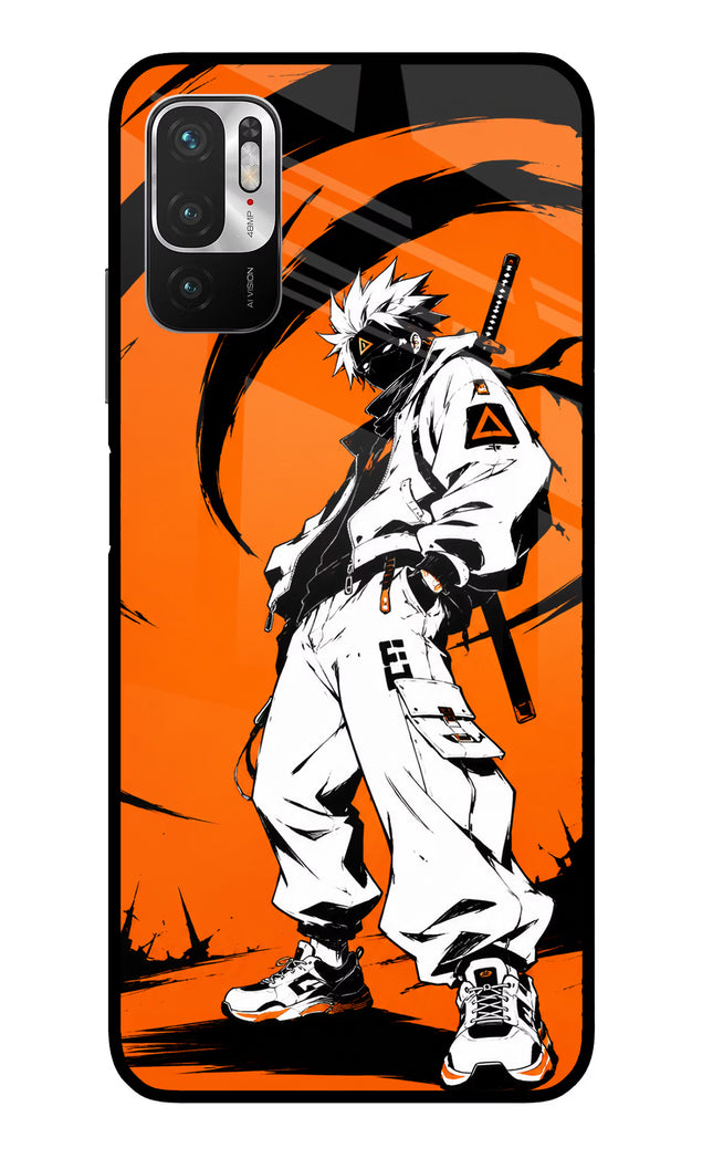 Street Samurai  Redmi Note 10T 5G Glass Case