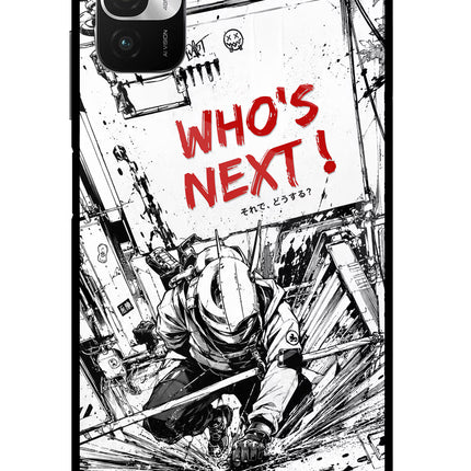 Who's Next Redmi Note 10T 5G Glass Case