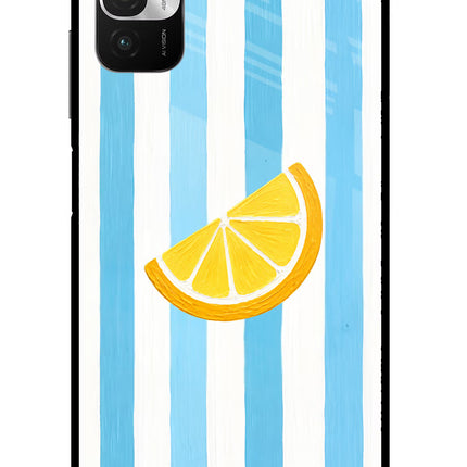 Summer Lemon Redmi Note 10T 5G Glass Case