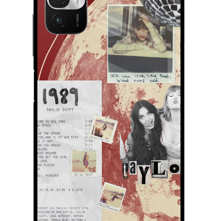 Taylor Swift Redmi Note 10T 5G Glass Case